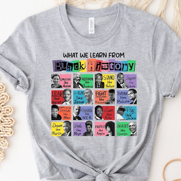 Black History Month Shirt, What We Learn From Black History Shirt, Black Lives Matter Shirt, Human Rights Shirt, African American Tee