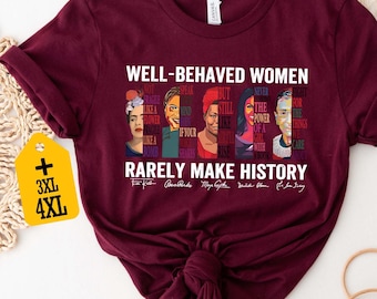 Empowered Women T-Shirt: Feminist History Tee