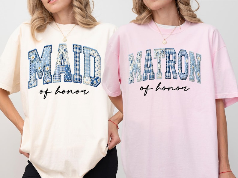 Comfort Colors Bridesmaid Shirts, Bride And Bridesmaid Matching Shirts, Bachelorette Party Shirts, Maid Of Honor Shirt, Bridal Party Tee image 6