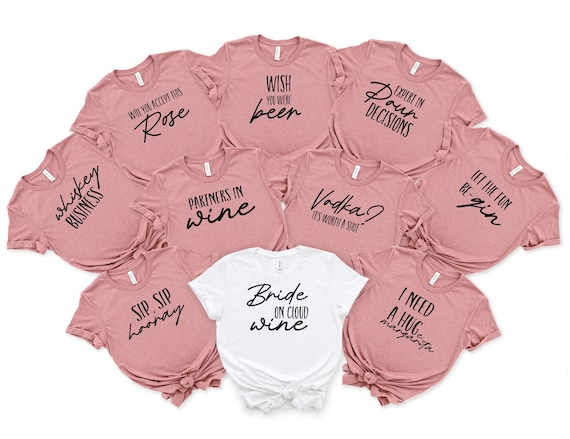 Wine Bachelorette Party Shirts, Bachelorette Party Shirts, Bride Babe Shirt, Bride Shirt, Team Bride Shirt, Bridesmaid Party Shirt