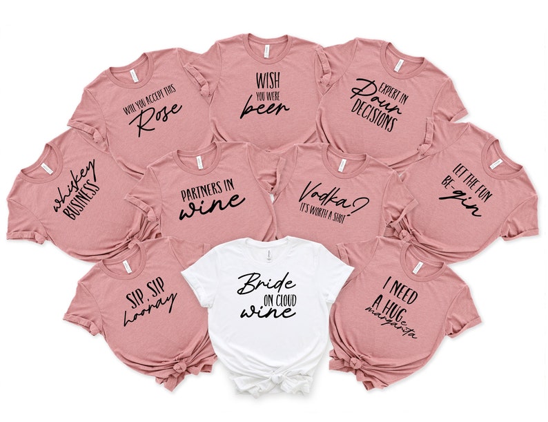 Wine Bachelorette Party Shirts, Bachelorette Party Shirts, Bride Babe Shirt, Bride Shirt, Team Bride Shirt, Bridesmaid Party Shirt image 1