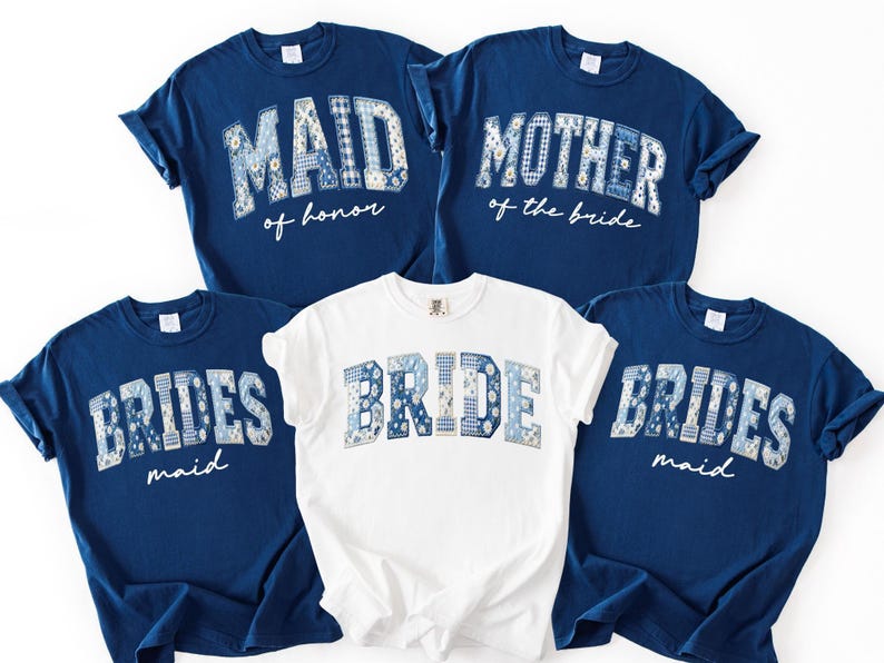 Comfort Colors Bridesmaid Shirts, Bride And Bridesmaid Matching Shirts, Bachelorette Party Shirts, Maid Of Honor Shirt, Bridal Party Tee image 5