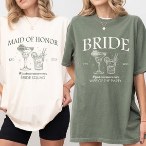 Comfort Colors Custom Bachelorette Party Shirts: Matching Bridal Party Gift afbeelding 2
