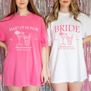Comfort Colors Custom Bachelorette Party Shirts: Matching Bridal Party Gift afbeelding 3