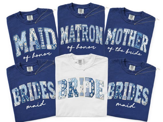 Comfort Colors Bridesmaid Shirts, Bride And Bridesmaid Matching Shirts, Bachelorette Party Shirts, Maid Of Honor Shirt, Bridal Party Tee
