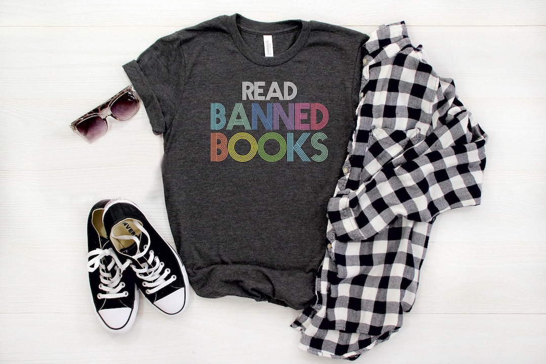 Read Banned Books Shirt, Banned Book Shirt, Reading Shirt, Librarian ...