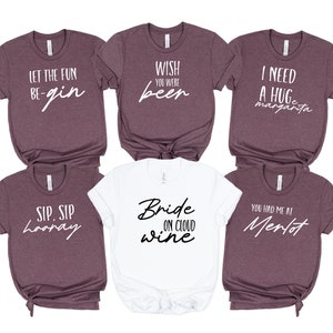 Wine Bachelorette Party Shirts, Bachelorette Party Shirts, Bride Babe Shirt, Bride Shirt, Team Bride Shirt, Bridesmaid Party Shirt image 5
