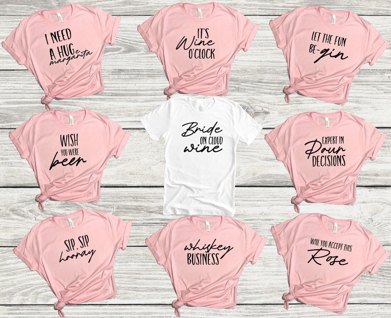 Wine Bachelorette Party Shirts, Bachelorette Party Shirts, Bride Babe Shirt, Bride Shirt, Team Bride Shirt, Bridesmaid Party Shirt image 2