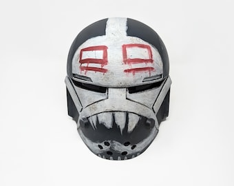 Réplica del casco de Bad Batch Wrecker impresa en 3D