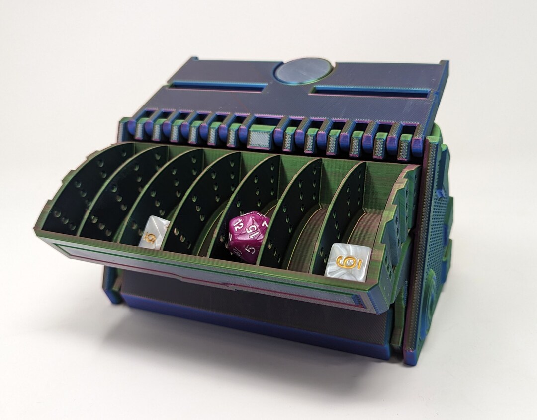 Atomic Dice Vault - Large | 3D Printed Dice Box for Tabletop Gaming - Etsy