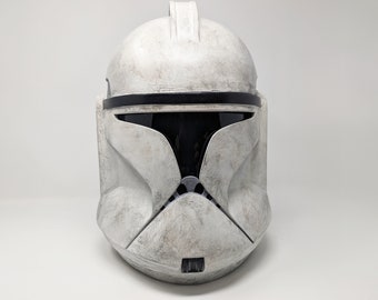 Réplica del casco del soldado clon de la fase I: impreso en 3D y pintado a medida