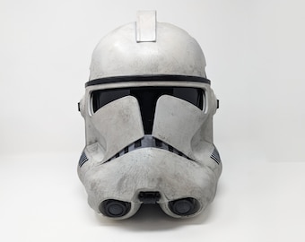 Réplica del casco del soldado clon de la Fase II (impresa en 3D y pintada a medida)