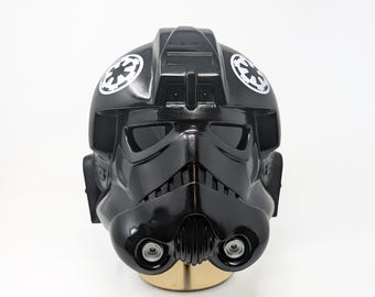 Réplica del casco del piloto de TIE impresa en 3D