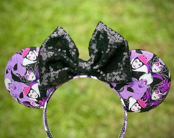 Purple Villain Mouse Ears