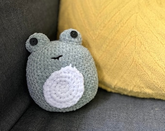 Handmade Crochet Frog Plushie