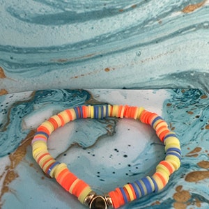 Pulsera de cuentas de arcilla Crystal Cove