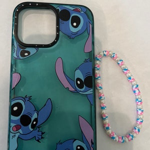 Cotton candy blue and pink phone charms