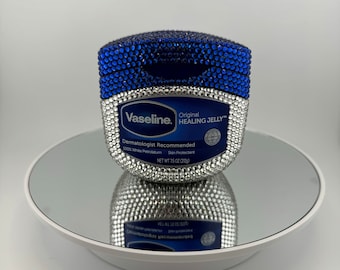 Bling Vaseline 7.5 oz | Bedazzled with Glass Rhinestones