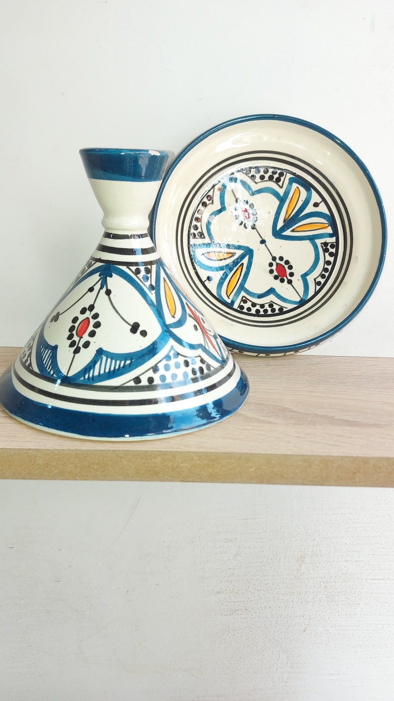 Pack of Tree Moroccans Tagine Handpainted Pottery Tajine Etsy Canada