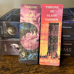 Throne of Glass Tandem Bookmarks | SJM Bookmarks | Acotar | Crescent City | Fantasy Bookmarks | Bookmark | Gift for Book Readers