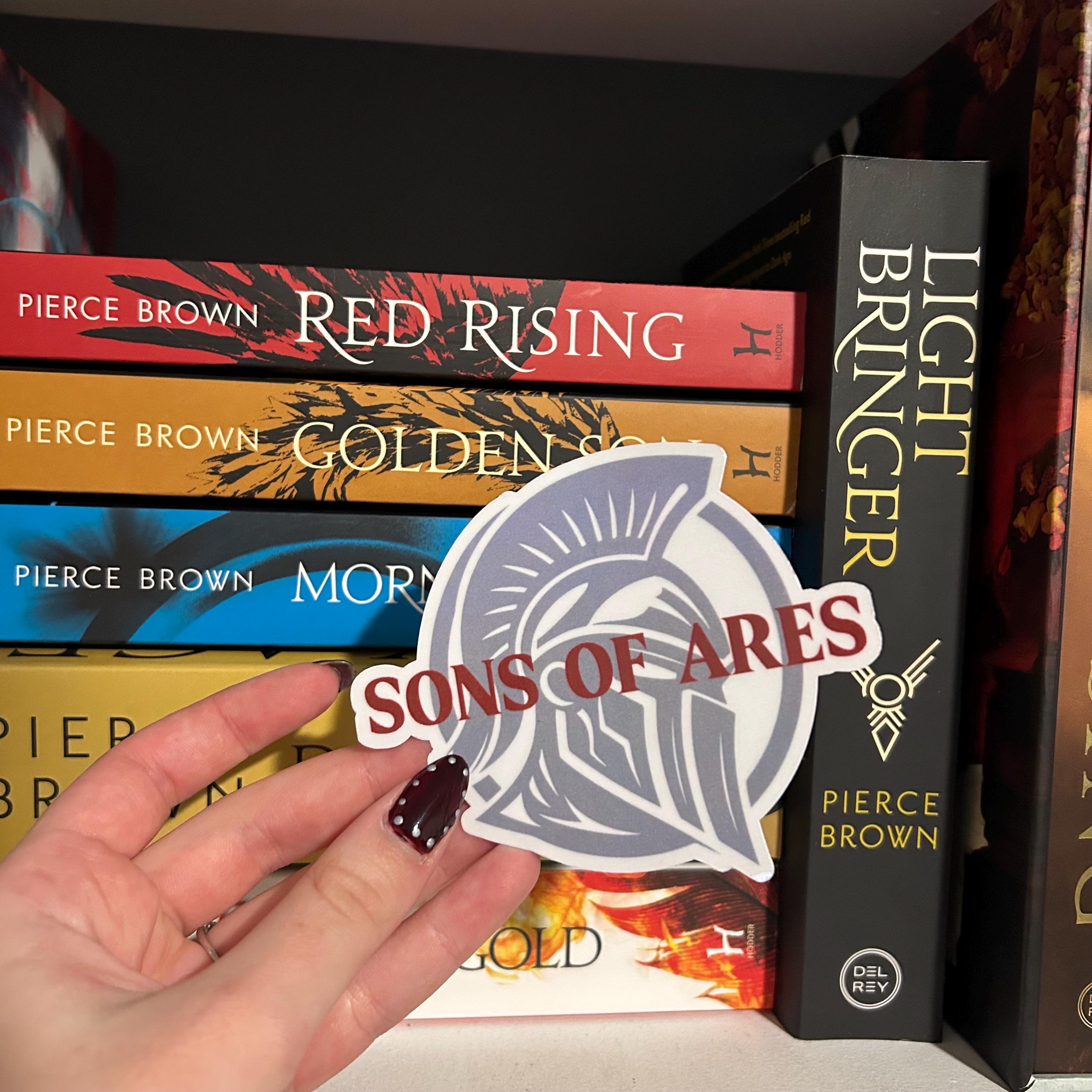 Red Rising Merch Pin Red Rising Sticker Set Red Rising Saga Pierce Brown Fantasy Stickers ...
