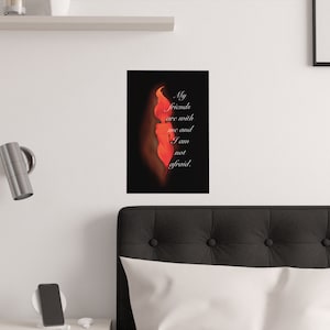 Lehabah Poster SJM acotar throne of glass crescent city art print sjm inspired bookish print boho print booktok Satin Posters (210gsm)