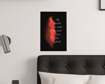 Lehabah Poster SJM acotar throne of glass crescent city art print sjm inspired bookish print boho print booktok Satin Posters (210gsm)