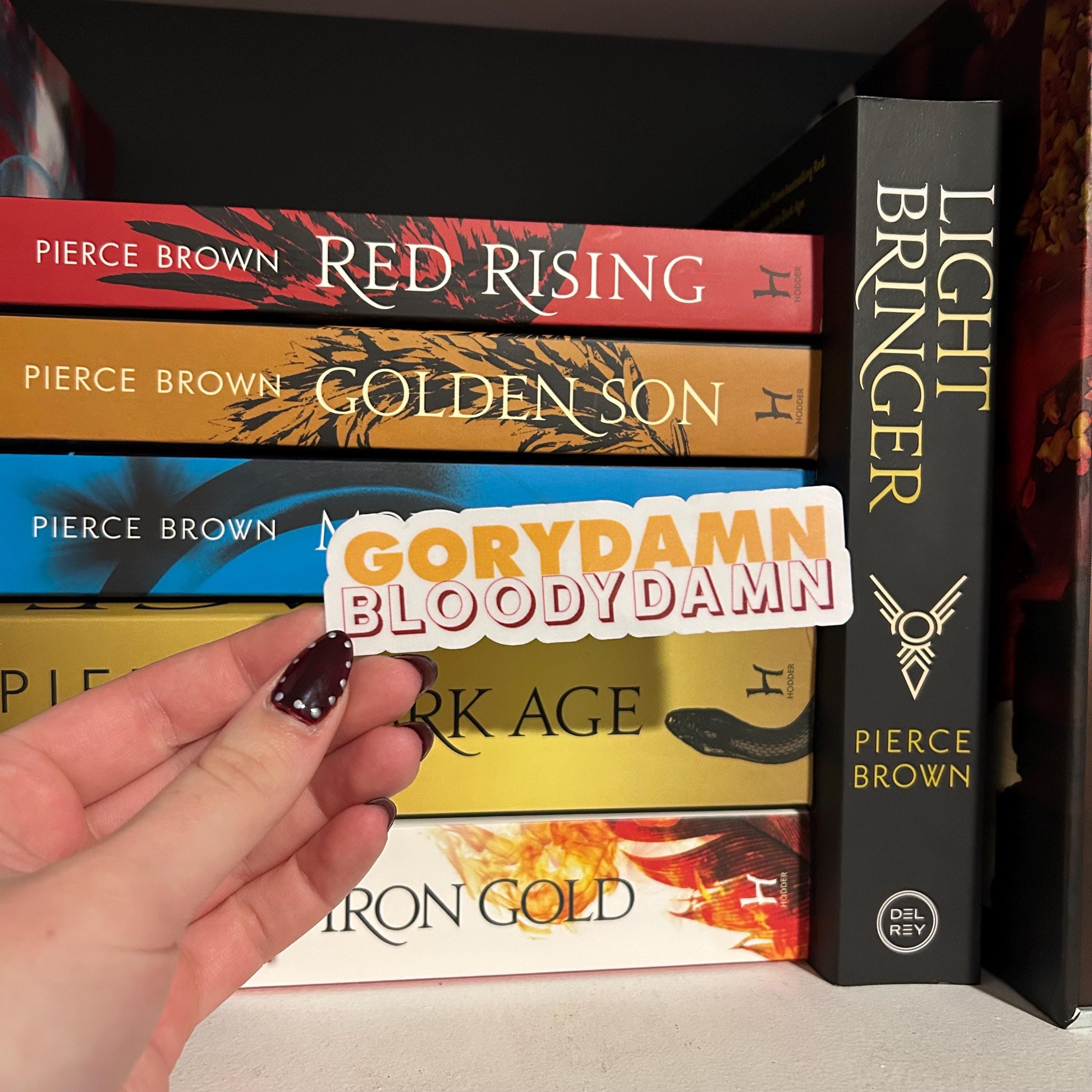 Red Rising Decal Red Rising Sticker Set Red Rising Saga Pierce Brown Fantasy Stickers ...