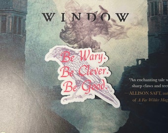 One Dark Window Vinyl Sticker Fantasy Sticker Magic Sticker Bookish Sticker Booktok Sticker Gift for Book Lover
