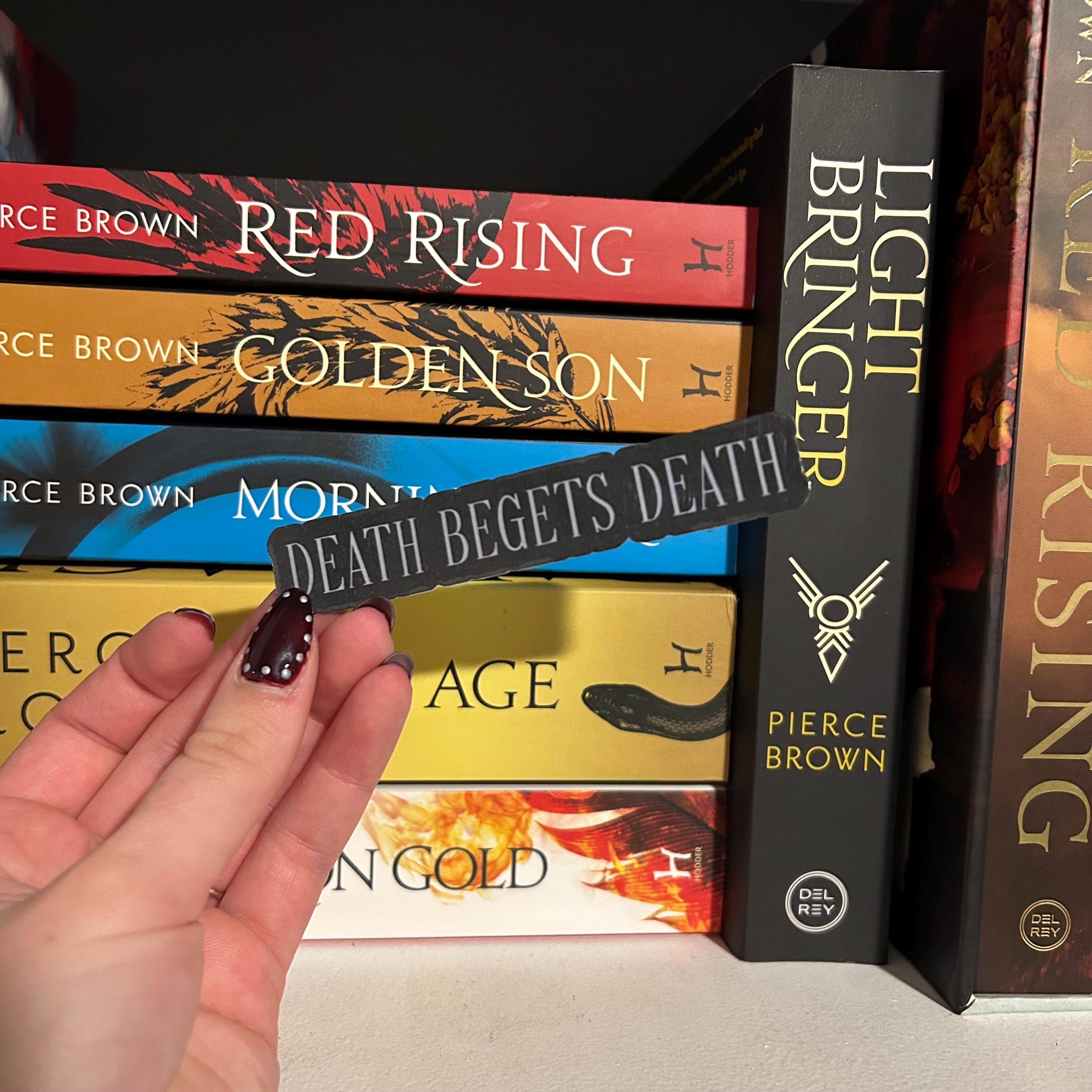 Red Rising Decal Red Rising Sticker Set Red Rising Saga Pierce Brown Fantasy Stickers ...