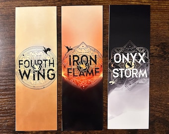 Fourth Wing  Bookmark | Fantasy Bookmark | Dragon Bookmark | Fantasy Bookmarks | Gift for Readers