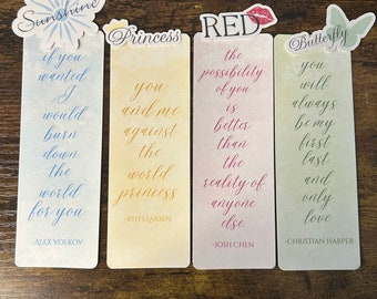 Twisted Love Series Sticker and Bookmarks | Twisted Series | Romance Reader Stickers | Ana Huang | Bookmarks
