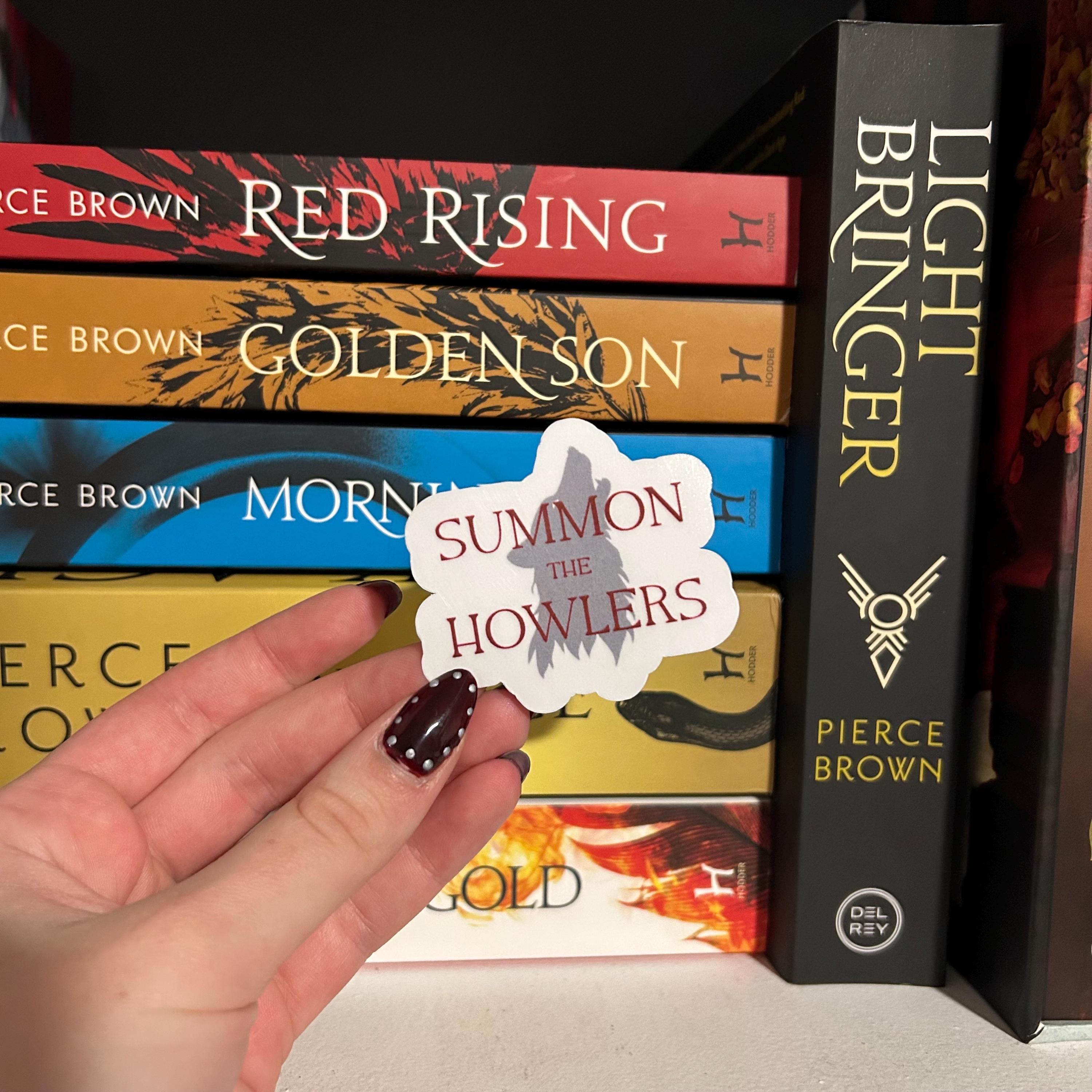 Red Rising Decal Red Rising Sticker Set Red Rising Saga Pierce Brown Fantasy Stickers ...