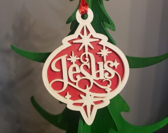 Jesus Christmas Ornament - Etsy