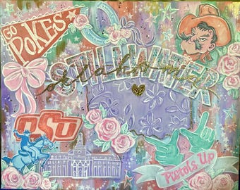 Custom Painted College Canvas