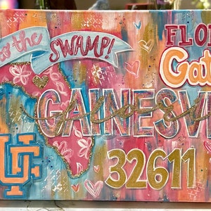 Custom Painted College Canvas