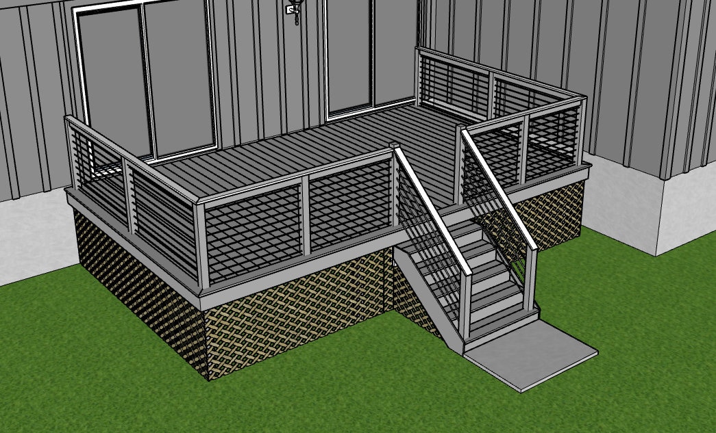 Custom Deck Plans Etsy