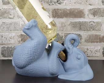 Elephant Wine Bottle Holder | Unique Home Decor | Wine Bottle Stand | 3D Printed