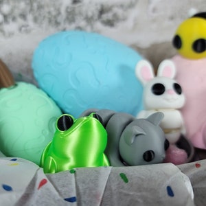 Mystery Egg w/ Mini Fidget Animals | Sensory Toys | Easter Gift | 3D Printed