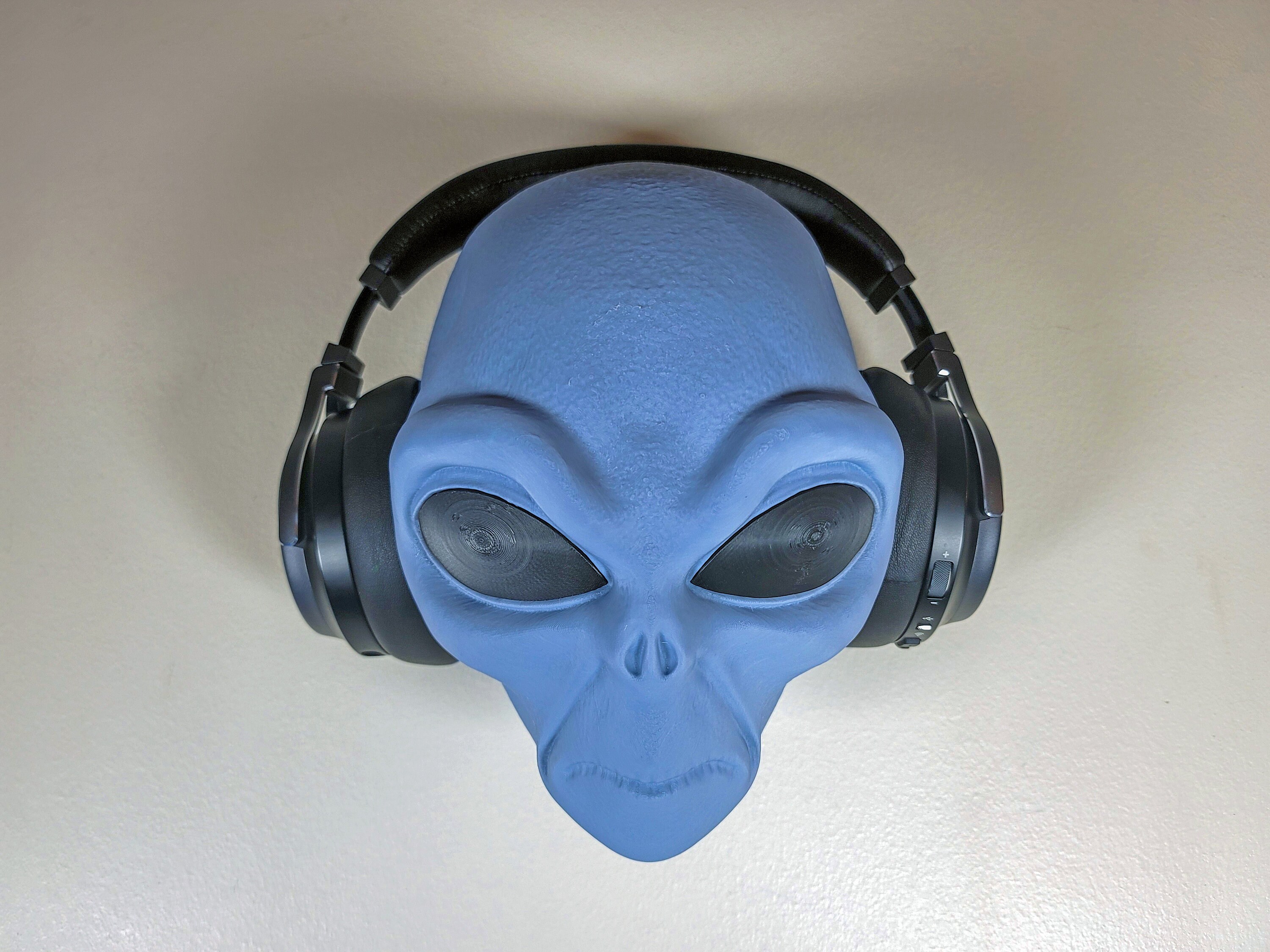 Alien Wall Art | Headphones Holder | Man Cave Decor | Unique Gift | 3D ...