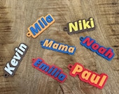 Personalisierter Schlüsselanhänger | Schlüsselanhänger | personalisiertes Geschenk | Namensanhänger, Tasche, Anhänger für Rucksack
