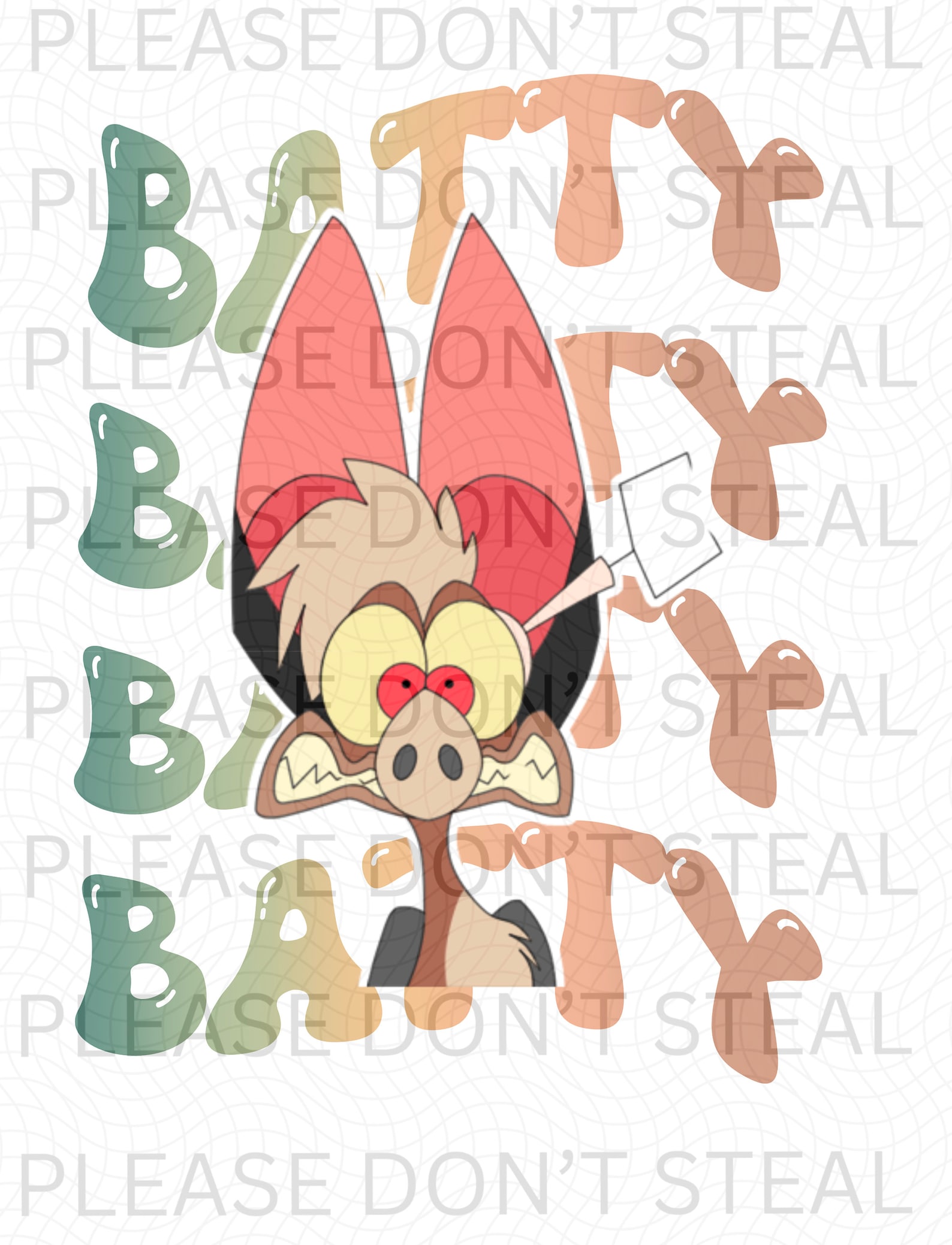 Batty Sublimation, Bat Shirt, Batty Poster, Ferngully, My Name is Batty ...