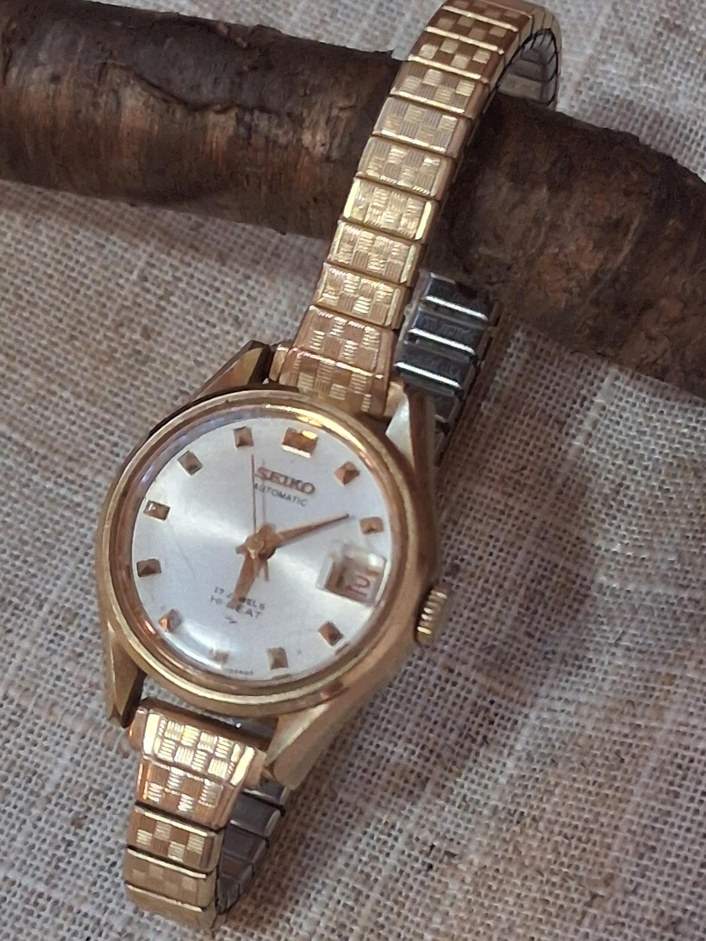 ✨SEIKO✨セイコー✨アイボリー文字盤✨17JEWELS✨腕時計✨ Seiko 17 jewels - Etsy 日本