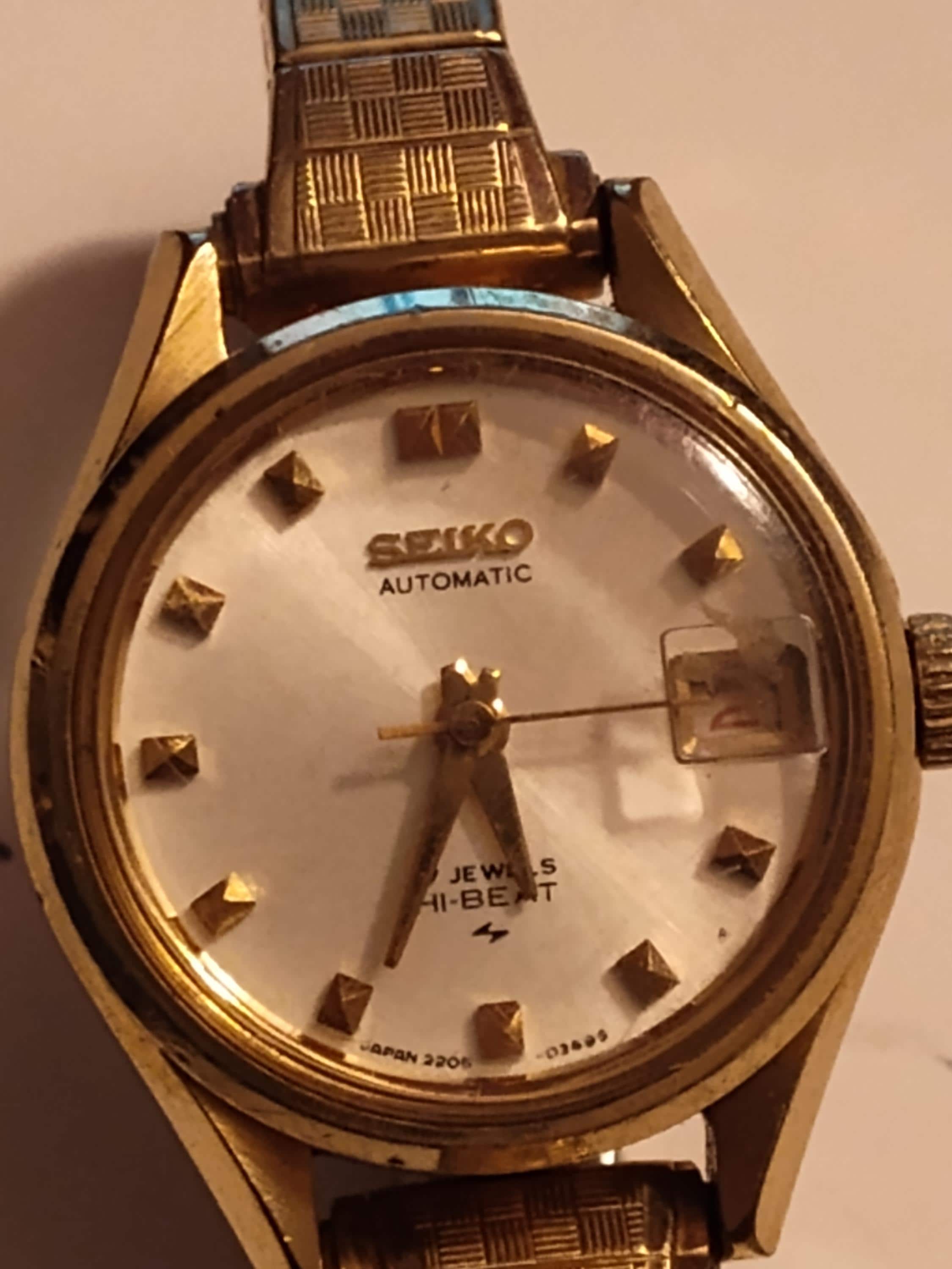 SEIKO 自動巻き 17石 7025系 ヴィンテージ腕時計 稼働品 Vintage Seiko 7025-8020 Automatic 17 Jewels 38mm Watch | eBay