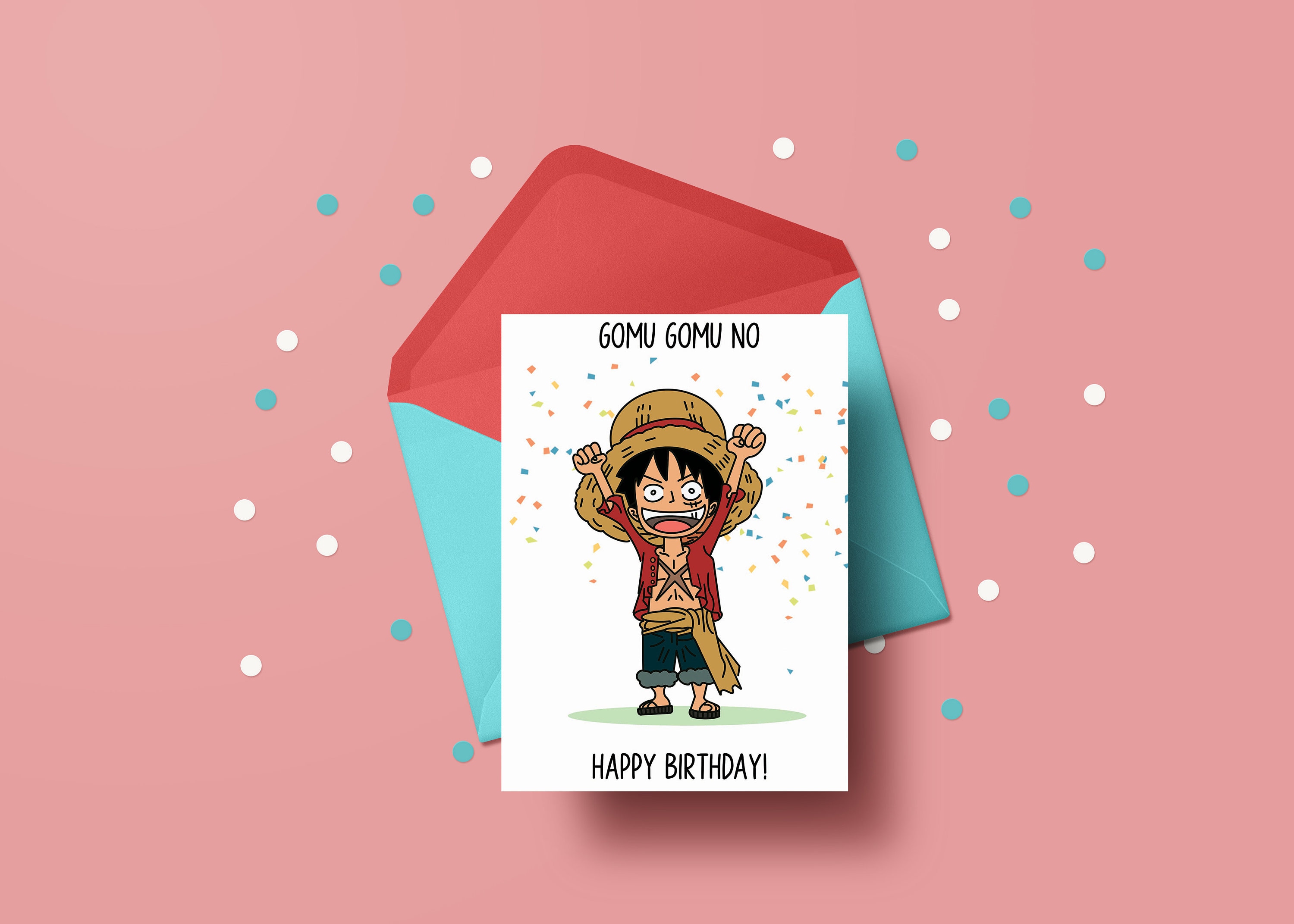 Animes Funny One-Piece Essential Greeting Card for Sale by