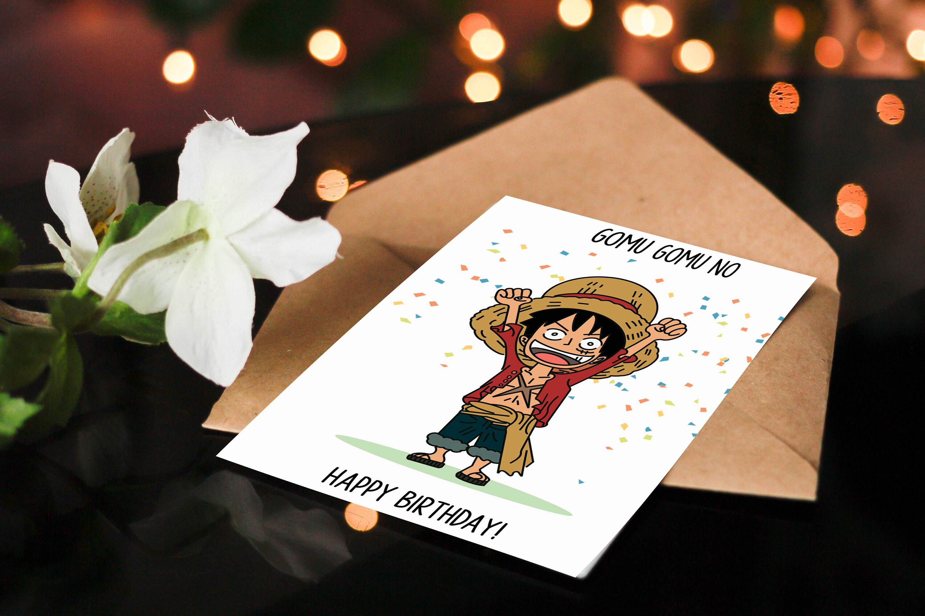 Animes Funny One-Piece Essential Greeting Card for Sale by