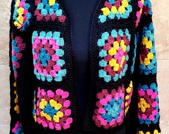 Grannies in Jeweltones jacket