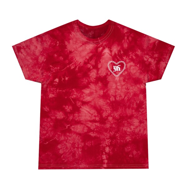 Young Hearts Co. Chained Tie-Dye Tee, Red