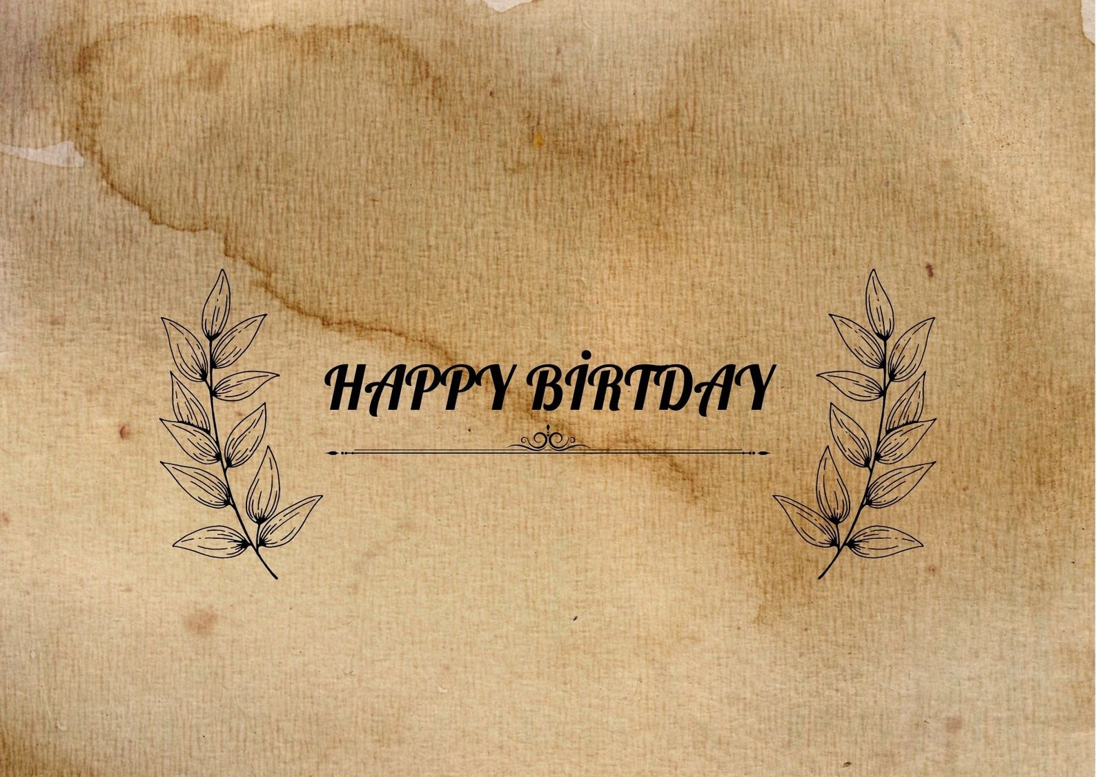 Printable Birthday Card, Happy Birthday Card Printable, Digital ...