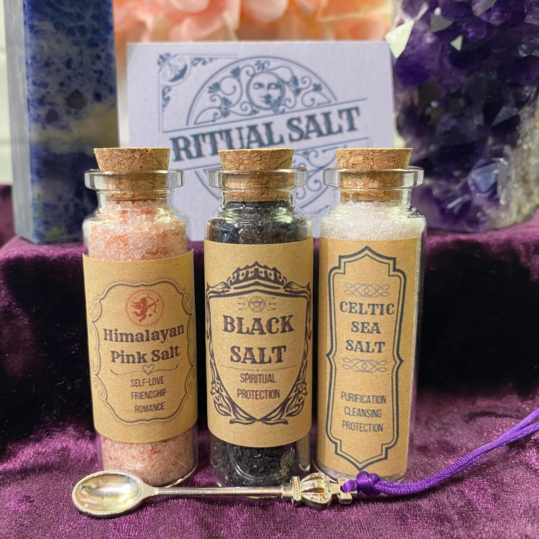 The Ritual Salt Collection — Black, Pink Himalayan & Celtic Trio ...